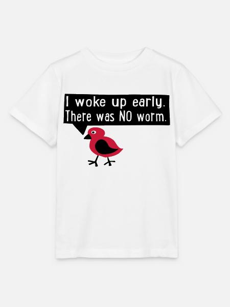 early bird - Stanley/Stella MINI CREATOR Kids’ T-Shirt - white