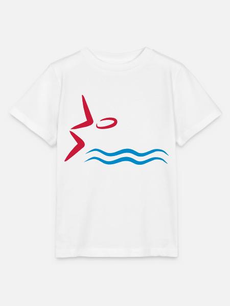 schwimmen - Stanley/Stella Kinder T-Shirt MINI CREATOR - Weiß