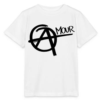 Anarchy - Amour - Stanley/Stella MINI CREATOR Kids’ T-Shirt - white - Front - Maike (125cm)