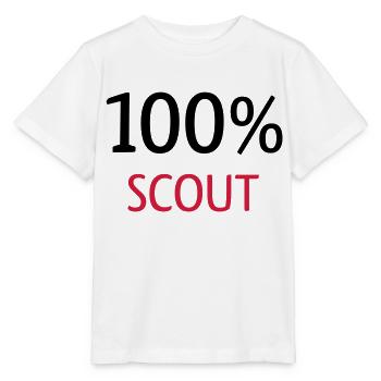 100% Scout - Stanley/Stella Kinder T-Shirt MINI CREATOR  - Weiß - Vorne - Maike (125cm)