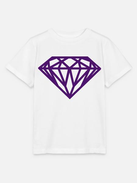 Diamant - Stanley/Stella Kinder T-Shirt MINI CREATOR  - Weiß