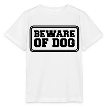 Beware Of Dog - Stanley/Stella MINI CREATOR Kids’ T-Shirt - white - Front - Maike (125cm)