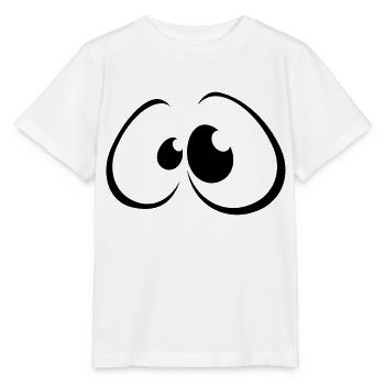 Eyes Design - Stanley/Stella MINI CREATOR Kids’ T-Shirt - white - Front - Maike (125cm)