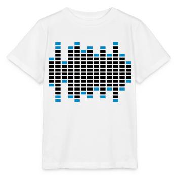 Music Sound Logo - Stanley/Stella Kinder T-Shirt MINI CREATOR  - Weiß - Vorne - Maike (125cm)
