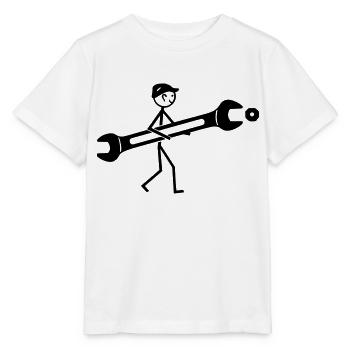 Schlosser - Stanley/Stella Kinder T-Shirt MINI CREATOR  - Weiß - Vorne - Maike (125cm)