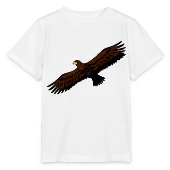 Adler vogel fliegen anmut raubvogel - Stanley/Stella Kinder T-Shirt MINI CREATOR  - Weiß - Vorne - Maike (125cm)