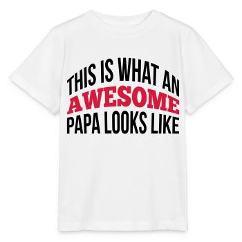 Papa - Stanley/Stella MINI CREATOR Kids’ T-Shirt - white - Front - Maike (125cm)
