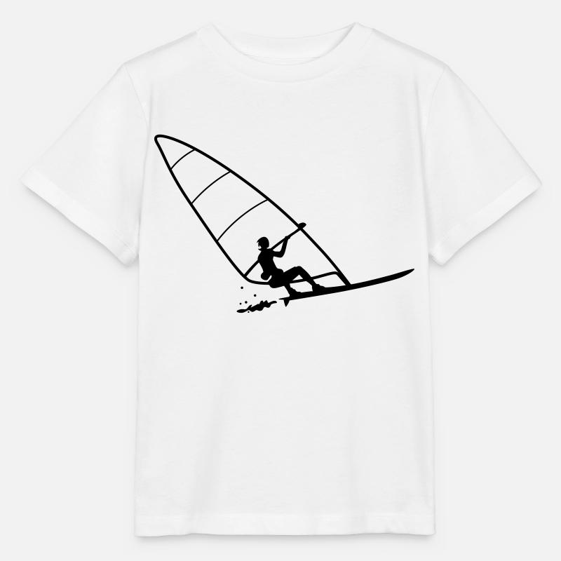 Windsurfen - Stanley/Stella Kinder T-Shirt MINI CREATOR  - Weiß