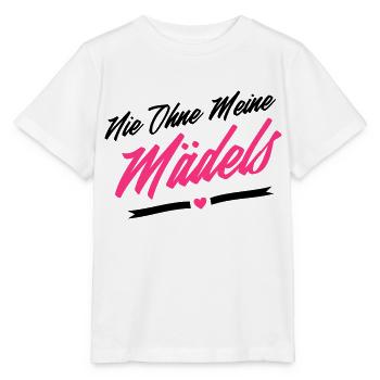 nie ohne meine mädels - Stanley/Stella Kinder T-Shirt MINI CREATOR  - Weiß - Vorne - Maike (125cm)