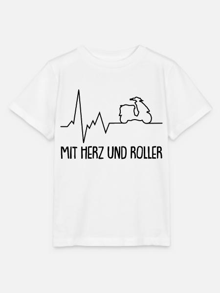 mit herz und roller - Stanley/Stella Kinder T-Shirt MINI CREATOR - Weiß