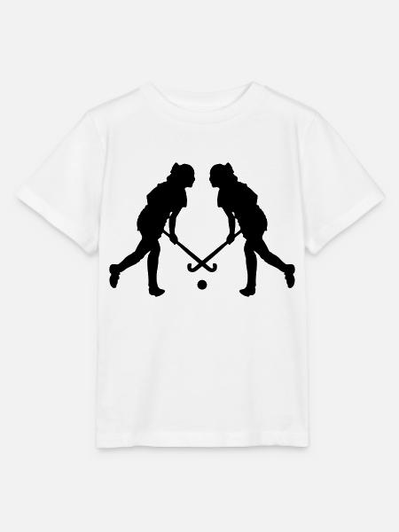 feldhockey spielerin - Stanley/Stella Kinder T-Shirt MINI CREATOR  - Weiß
