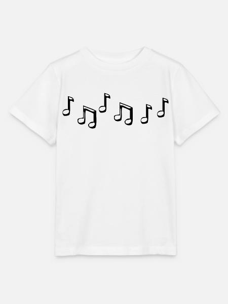 musiknoten - Stanley/Stella Kinder T-Shirt MINI CREATOR - Weiß