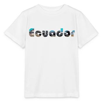 Equateur - T-shirt bio MINI CREATOR Stanley/Stella Enfant - blanc - Devant - Maike (125cm)