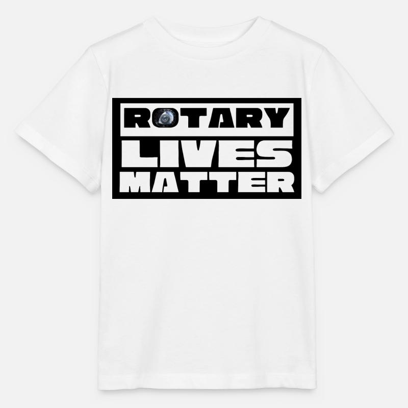 Rotary Lives Matter - T-shirt bio MINI CREATOR Stanley/Stella Enfant - blanc