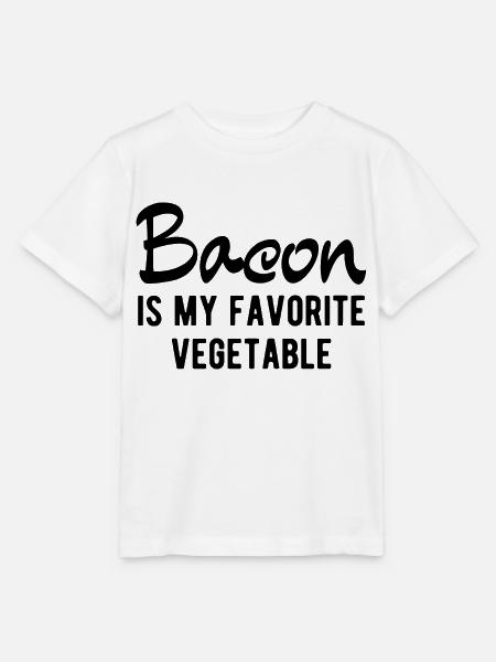 Speck ist mein Lieblingsgemüse - Stanley/Stella Kinder T-Shirt MINI CREATOR - Weiß