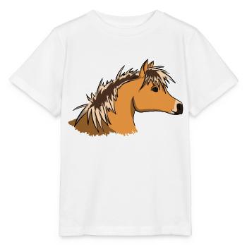 Portrait Fjord décoiffé - T-shirt bio MINI CREATOR Stanley/Stella Enfant - blanc - Devant - Maike (125cm)