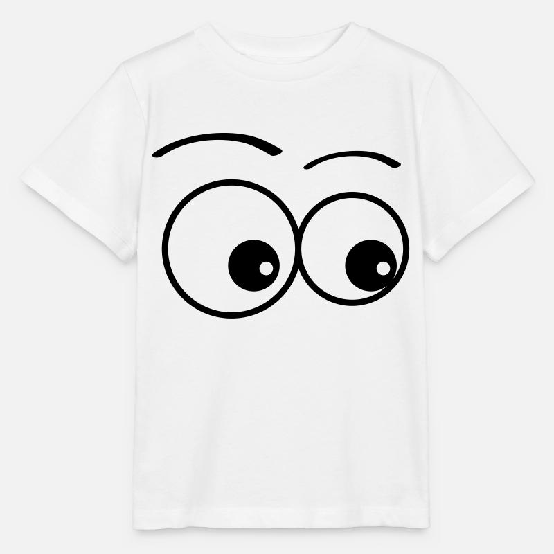 yeux - T-shirt bio MINI CREATOR Stanley/Stella Enfant - blanc