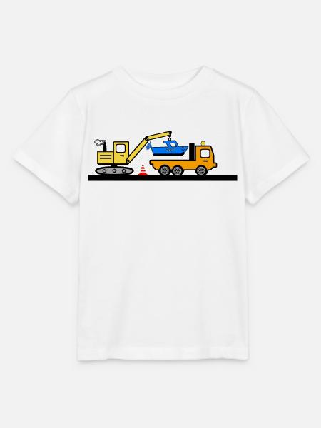 Bagger - Stanley/Stella Kinder T-Shirt MINI CREATOR  - Weiß