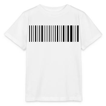 Code-barres - T-shirt bio MINI CREATOR Stanley/Stella Enfant - blanc - Devant - Maike (125cm)