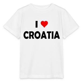 I love Croatia - Kroatien - Zagreb - Stanley/Stella MINI CREATOR Kids’ T-Shirt - white - Front - Maike (125cm)