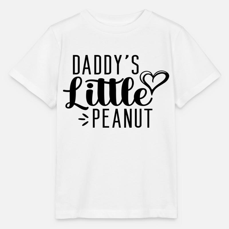 La petite cacahuète de papa - T-shirt bio MINI CREATOR Stanley/Stella Enfant - blanc