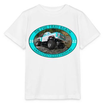 RC crawler on the trail again - Stanley/Stella MINI CREATOR Kids’ T-Shirt - white - Front - Maike (125cm)