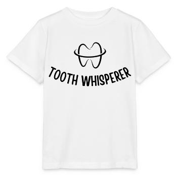 CHUCHOTEUR DE DENTS - T-shirt bio MINI CREATOR Stanley/Stella Enfant - blanc - Devant - Maike (125cm)