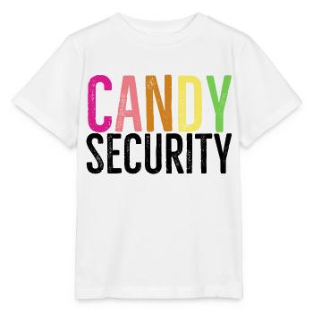 Süßigkeiten Sicherheit - Stanley/Stella Kinder T-Shirt MINI CREATOR  - Weiß - Vorne - Maike (125cm)