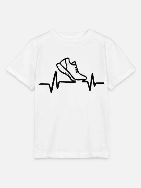 Turnschuh heartbeat - Stanley/Stella Kinder T-Shirt MINI CREATOR - Weiß