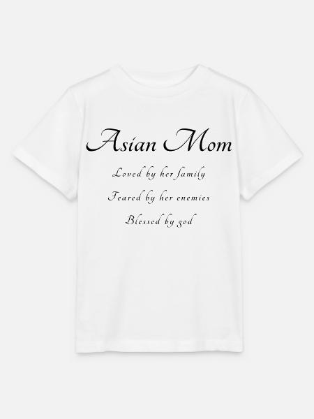 Asiatische Mama Spruch - Stanley/Stella Kinder T-Shirt MINI CREATOR  - Weiß