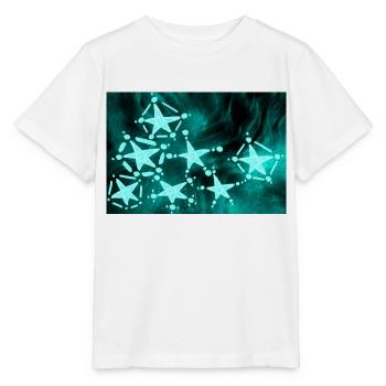 7 ÉTOILES BLEUES - T-shirt bio MINI CREATOR Stanley/Stella Enfant - blanc - Devant - Maike (125cm)