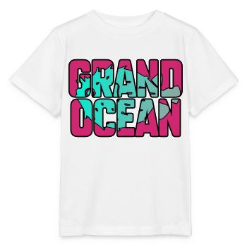 Grand océan - T-shirt bio MINI CREATOR Stanley/Stella Enfant - blanc - Devant - Maike (125cm)