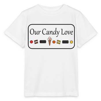Our candy love - Stanley/Stella Kinder T-Shirt MINI CREATOR  - Weiß - Vorne - Maike (125cm)
