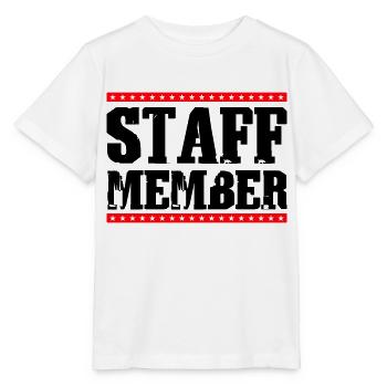 Membre du personnel - T-shirt bio MINI CREATOR Stanley/Stella Enfant - blanc - Devant - Maike (125cm)