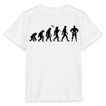 Evolution Musculation Musculation - T-shirt bio MINI CREATOR Stanley/Stella Enfant - blanc - Devant - Maike (125cm)