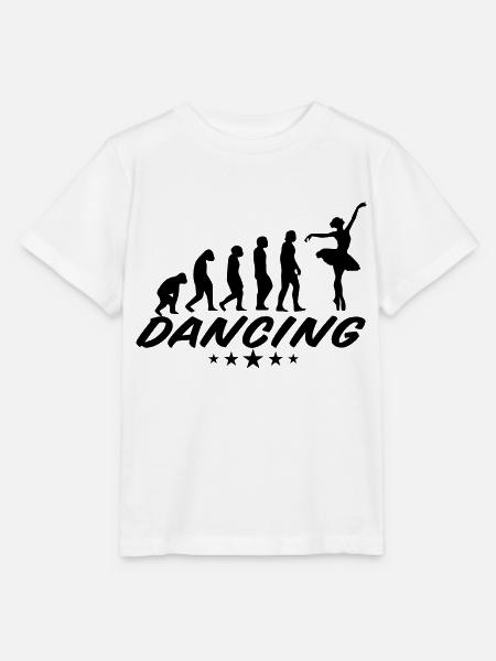 Dancing Dance Music - Stanley/Stella Kinder T-Shirt MINI CREATOR  - Weiß