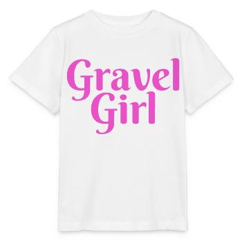 Gravel Girl Road Bike Gravel Bike - Stanley/Stella MINI CREATOR Kids’ T-Shirt - white - Front - Maike (125cm)