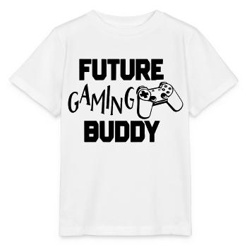 zukünftiger Gaming-Kumpel - Stanley/Stella Kinder T-Shirt MINI CREATOR  - Weiß - Vorne - Maike (125cm)