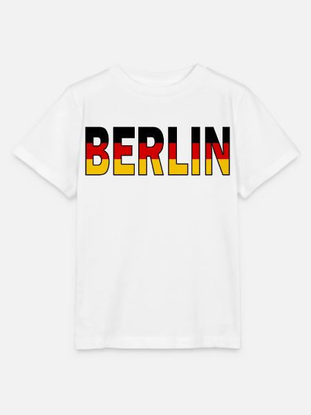 Berlin in Nationalfarben - Stanley/Stella Kinder T-Shirt MINI CREATOR - Weiß