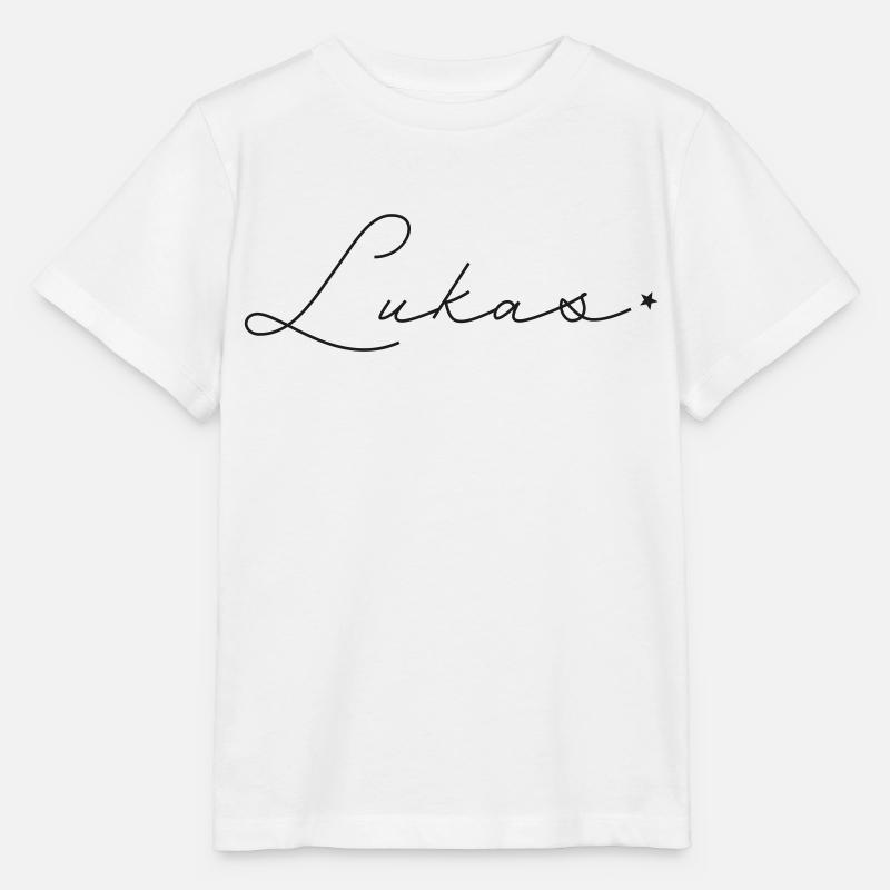 Name Lukas - Stanley/Stella Kinder T-Shirt MINI CREATOR  - Weiß