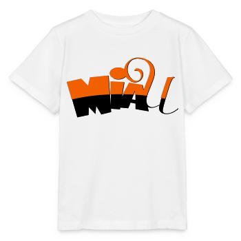 Miau - Stanley/Stella Kinder T-Shirt MINI CREATOR  - Weiß - Vorne - Maike (125cm)