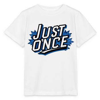 Maple Leafs Just Once Dark - Stanley/Stella MINI CREATOR Kids’ T-Shirt - white - Front - Maike (125cm)