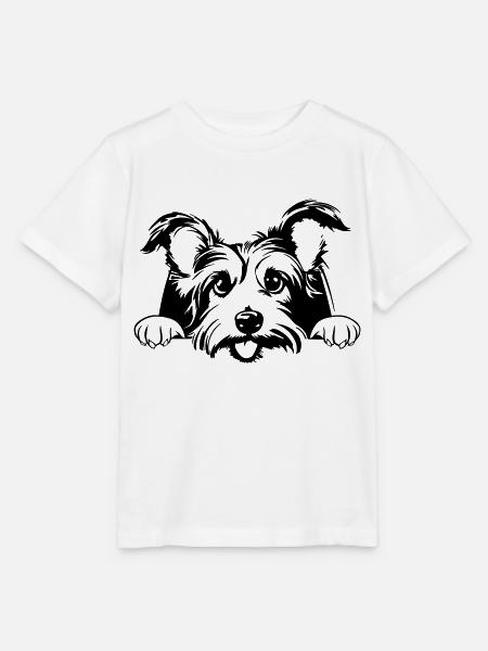 Kleiner Terrier - Stanley/Stella Kinder T-Shirt MINI CREATOR  - Weiß