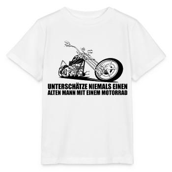 Drôle de dicton de moto - T-shirt bio MINI CREATOR Stanley/Stella Enfant - blanc - Devant - Maike (125cm)