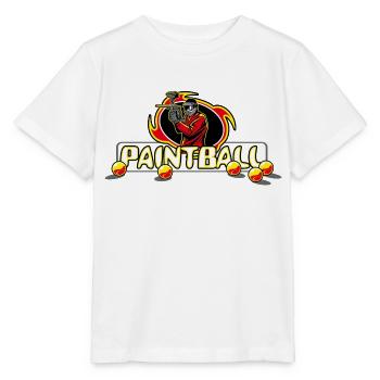 Paintball - Stanley/Stella Kinder T-Shirt MINI CREATOR  - Weiß - Vorne - Maike (125cm)