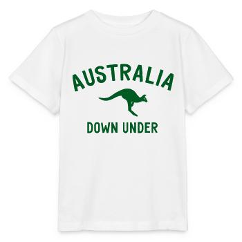Australie - Australie - Australie - Kangourou - T-shirt bio MINI CREATOR Stanley/Stella Enfant - blanc - Devant - Maike (125cm)