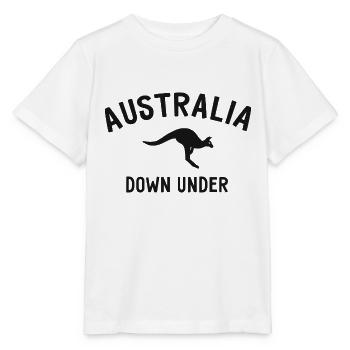 Australie - Australie - Australie - Kangourou - T-shirt bio MINI CREATOR Stanley/Stella Enfant - blanc - Devant - Maike (125cm)