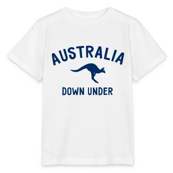 Australie - Australie - Australie - Kangourou - T-shirt bio MINI CREATOR Stanley/Stella Enfant - blanc - Devant - Maike (125cm)