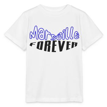 Marseille forever - Stanley/Stella MINI CREATOR Kids’ T-Shirt - white - Front - Maike (125cm)