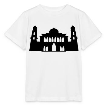 mosquée, silhouette - T-shirt bio MINI CREATOR Stanley/Stella Enfant - blanc - Devant - Maike (125cm)